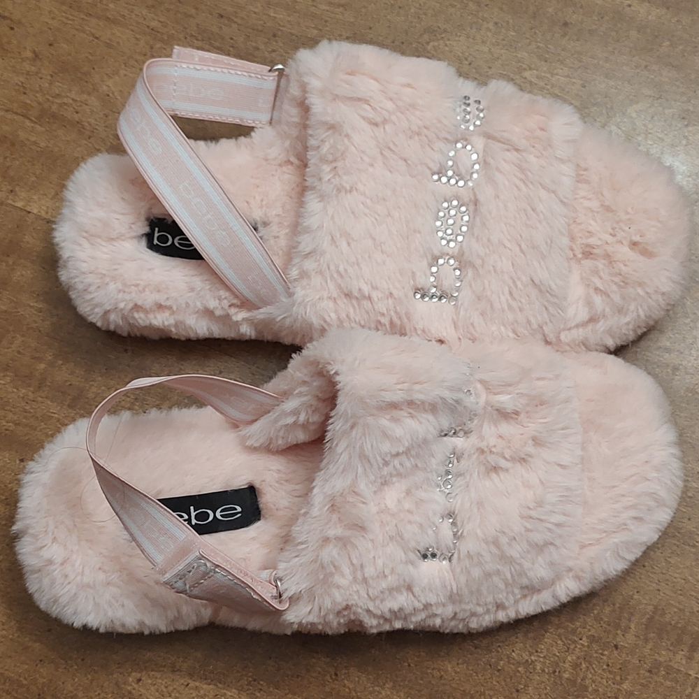 Bebe women's hard soled slippers size 9